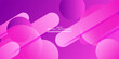 © Wahyu - Horizontal abstract banner background with pink rectangles and fluid patterns on a purple background. Vector eps10