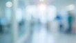 © MissBeauty - Abstract blurred interior with silhouetted people in a modern lobby