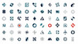 © Den - Collection of Abstract Geometric Logos and Design Elements.