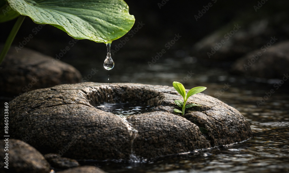 Constant dripping wears away the stone. Over time, a single drop of ...