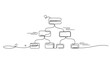 © supplement - Abstract organizational chart with flowing line design, no editable stroke
