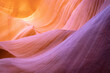 © matteo - Stunning Sandstone Formations of Antelope Canyon with Vibrant Orange and Purple Tones