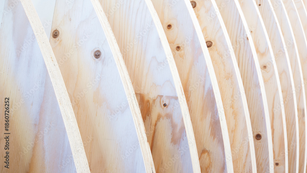 Slats With Rope series of wooden slats, each with distinct pattern wood grain. slats ...