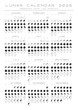 © VectorMapArt - 2026 Lunar Calendar Los Angeles Vector Poster A4 Printable Blueprint Style Scientific Moon Phase Chart Accurate Astronomy Almanac Engineering Schematic Decor Minimalist Month Planner Graphic Illustrat