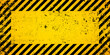© 32 pixels - Warning sign with yellow and black diagonal lines. Attention, danger or caution symbol. Construction site signage, road safety notice, hazard banner, security alert shield. Vector illustration