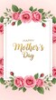 © AFSONA - Happy mother's day greeting card with roses