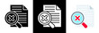 © galangfr - No Results Icon Set Glyph vector Illustration