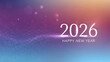 © Graphic Ornaments - Happy New Year 2026 with glowing particles celebration