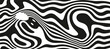 © Abisd - abstract horizontal background with black and white waves