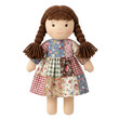 © BTG - Handmade rag doll in floral patchwork dress