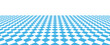 © Komard - blue checkerboard floor in perspective pool checkered tile