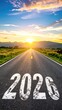© Turbo - Road to 2026, sunset on horizon. Positive message