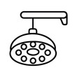 © Mariam - Surgical light or operating theater lamp icon for medical hospital procedures