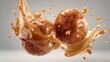 © Abdul - Glazed dough balls slam together, sugar shards flying in frozen mid-motion. The glossy textures reflect controlled lighting, ensuring a