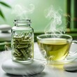© Mobiles - Herbal Capsules and Steaming Tea Displayed With Stones in a Wellness and Natural Remedies Setting.jpg