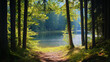 © Юрій Онуфрійчук - You hike through the forest, arriving at a small clearing by the lake. The air is fresh, and the view is serene. What activities or quiet moments do you enjoy here?