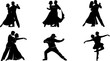 © Assem - set of Beautiful couple dancing silhouette vector