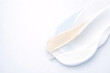 © BestSong - Icy Blue Frosted Ground with Thin Dairy Ribbons, Right Cluster, Clean Alpha