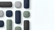 © Shkr - Collection of modern wireless speakers in various colors and shapes