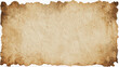 © PREEDA - Old paper vintage texture aged parchment brown torn edge grunge background blank antique sheet rustic document weathered surface empty retro distressed border