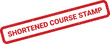© Mahmud - Distressed textured rubber stamp graphic indicating a shortened course approval for educational administration and instructional materials