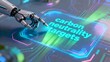 © Jonathan - Robot hand touching carbon neutrality targets