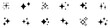 © Mdnuhun - Sparkle star icon set. Set of black vector shine sparkle star icons. Collection of different stars in black color, vector ill