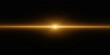 © HooD - Bright yellow light beam shining through darkness with lens flare
