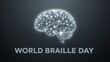 © mustapha - World Braille Day Brain Awareness