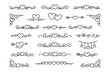 © serdon - Collection of Heart-Shaped Ornate Dividers and Borders