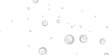 © MdNasir - Transparent Water Drops on Isolated Transparent Background with Realistic Liquid Water Droplets Top View Condensation Effect Fresh Cool Wet Spray Bubble Splash Surface Pattern