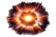 © PNG Kingdom  - Powerful cosmic explosion creating a fiery blast effect with radiating particles and bright energy on a transparent background
