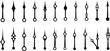 © MdShakil - PrintBlack and white vector illustration set featuring a collection of diverse vintage and modern clock hand silhouettes isolated on a white background.