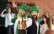 © Pixel-Shot - Bearded men with glasses of beer celebrating St. Patrick's Day in pub