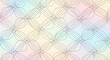 © Bloody 007 - Pastel colored floral pattern with intricate line drawings of flowers