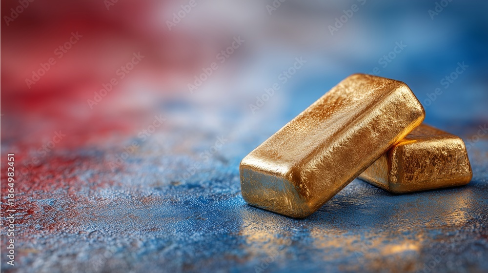 Crisis safe haven asset with gold safe haven investment concept, gold ...