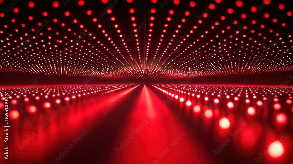 Spectacoular Array Red laser interference coherence patterns create spectacular optical ...