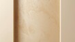 © TheWaterMeloonProjec - Close-up of beige stucco wall serving as editorial background for design or typography, textured surface