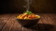 © CreativeBro - Seafood curry featuring shrimp and coconut milk alongside mango, a staple in South Asian households, Food & Drink
