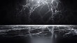 © Nadia - Dark marble surface with light reflection and veins