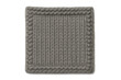 © PerfectPhoto - Grey knitted wool square with cable pattern