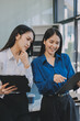 © ARMMY PICCA - Businesswomen having discussion in office
