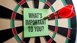 © Zee - Goal setting and priorities concept with target board