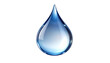 © Asif - Ultra-realistic single water droplet with crystal-clear transparency, smooth refraction, glossy surface, soft studio lighting, sharp focus, clean cutout, isolated on transparent background