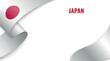 © magr80 - Japan Flag Ribbon Celebration Banner Design