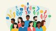 © makneyono96 - Diverse Group of People Communicating Together.
