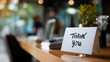 © Kateryna - Thank you corporate job appreciation sign workplace recognition display employee gratitude message professional acknowledgment presentation business appreciation symbol