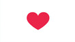 © Mikhail - A simple red heart icon on a white background, symbolizing love and affection, perfect for Valentine's Day themes.