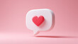 © lnsu - Chat bubble heart notification
