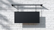 © lnsu - Blank hanging signboard mockup